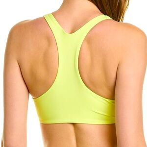 WEWOREWHAT Zip Front Racerback Halter Bikini Top Size Medium (M)